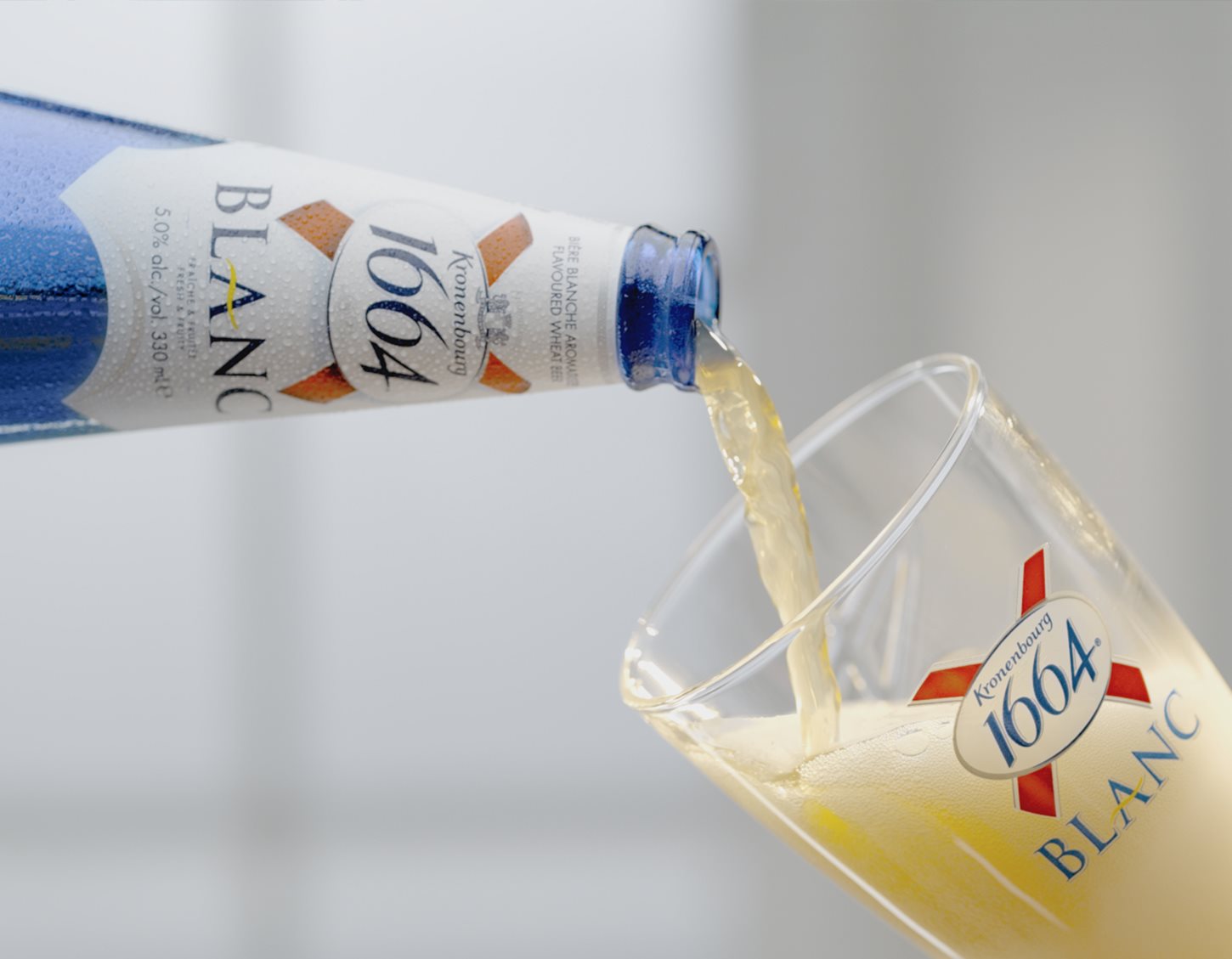 Kronenbourg Beer With Glass (1)