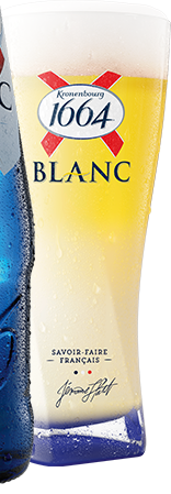 1664 Blanc Beer by Kronenbourg