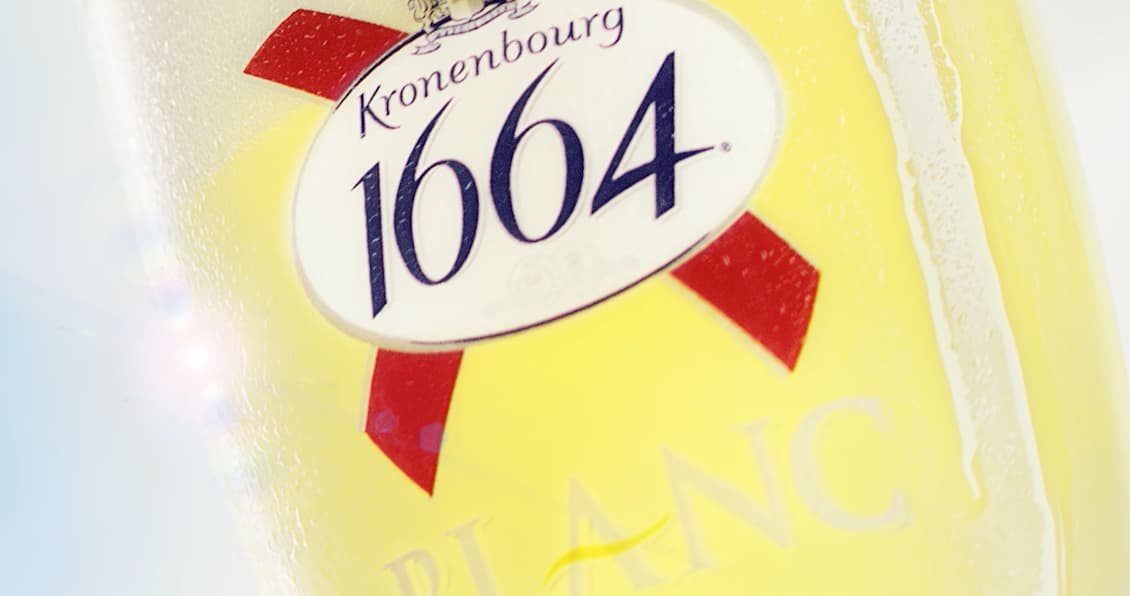 Kronenbourg 1664 Beer In Glass