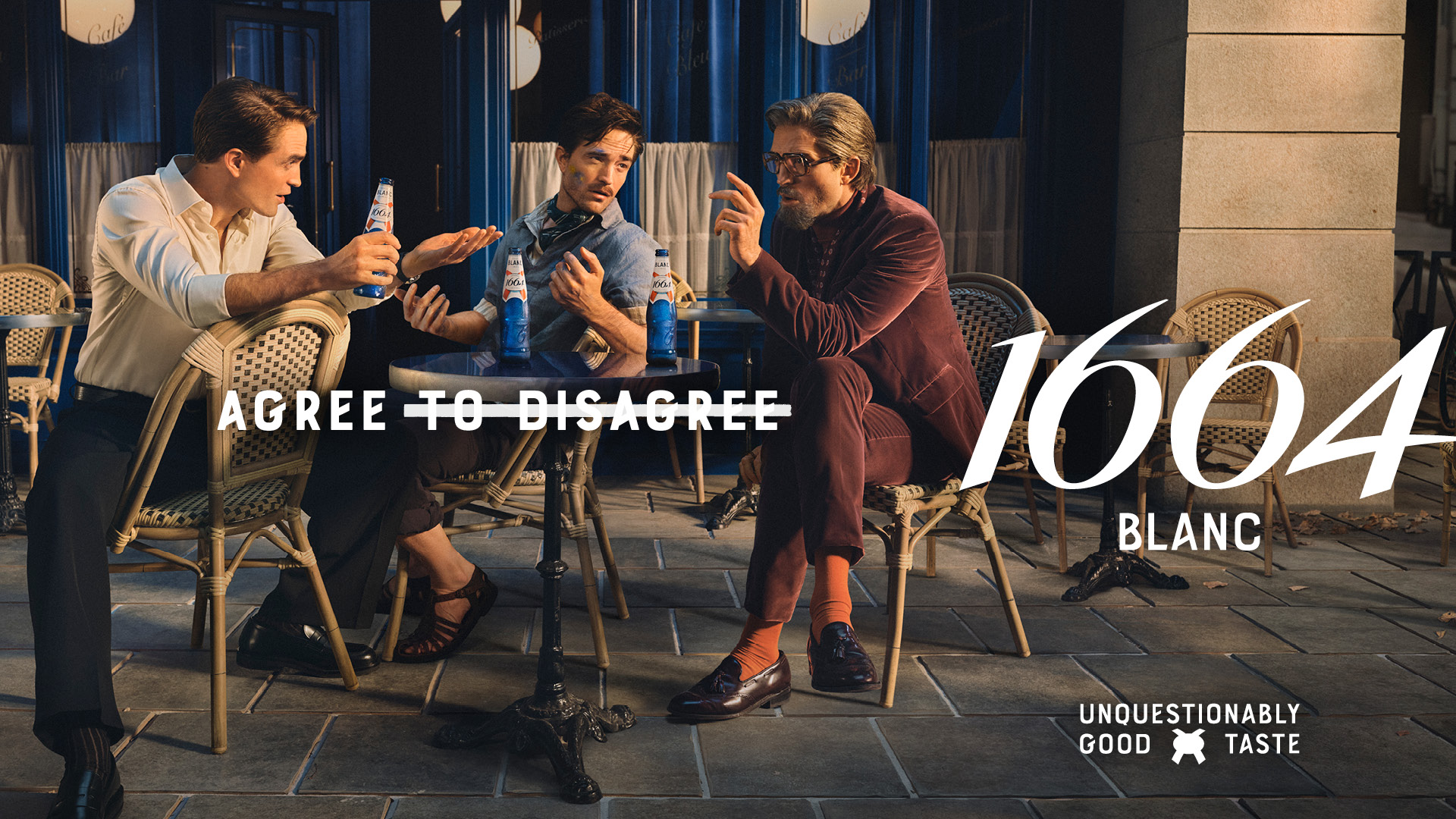 Keyvisual 16X9 Landscape UGT Cafe 3Characters Fullbleed Hires Nozest Global RGB 1664 Blanc 72Dpi